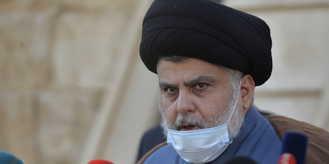 زعيم التيار الصدري مقتدى الصدر . صورة.CNN
