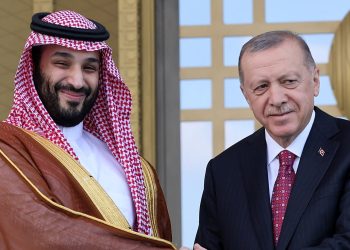 ولي عهد السعودية والرئيس التركي .صورة. CNN