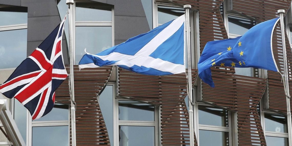 أسكتلندا وأزمة الانفصال عن الاتحاد . صورة . رويترز