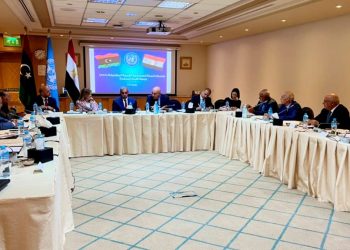 جانب من أعمال اللجنة العسكرية الليبية المشتركة (5+5) في القاهرة.صورة.رياليست