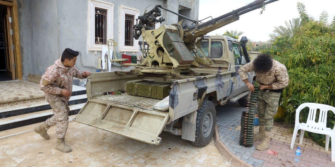 اشتباكات مسلحة في طرابلس. صورة. رويترز