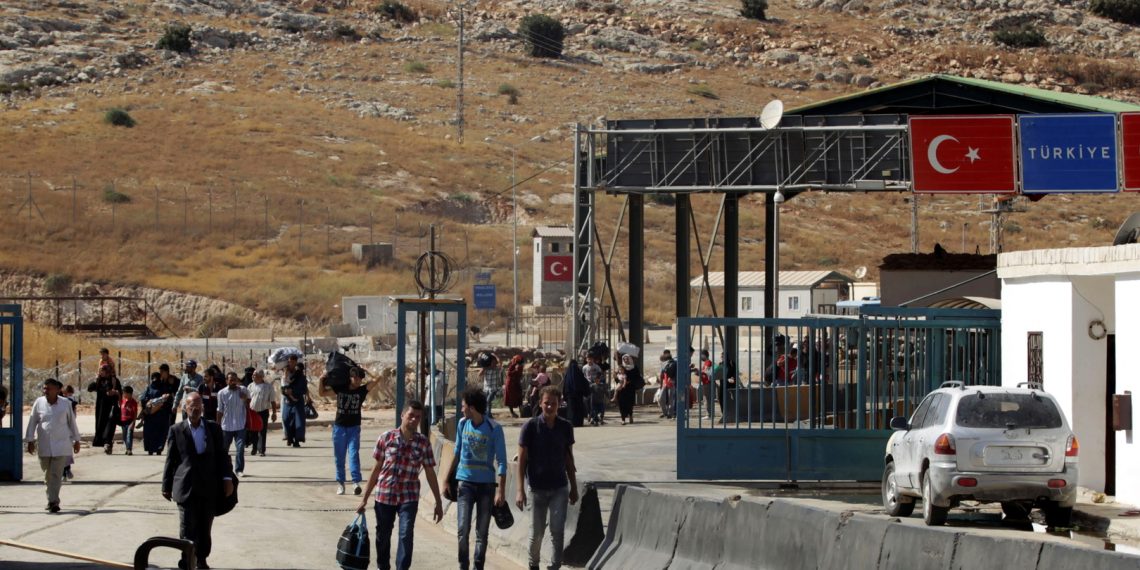 لاجؤون سوريون في تركيا . صورة . رويترز