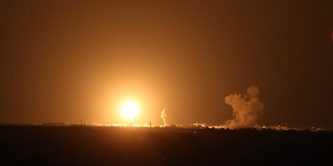 غارة إسرائيلية في لبنان . صورة. CNN