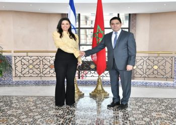وزير خارجية المغرب ناصر بوريطة يستقبل في الرباط وزيرة الداخلية الإسرائيلية أيليت شاكيد.صورة. تويتر