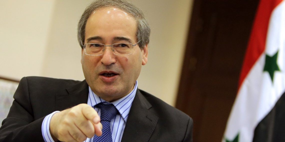 وزير الخارجية السوري فيصل المقداد . صورة . أرشيفية