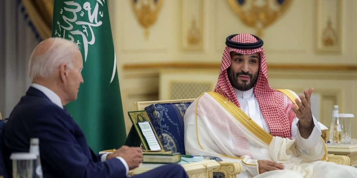 ولي العهد السعودي والرئيس الأمريكي