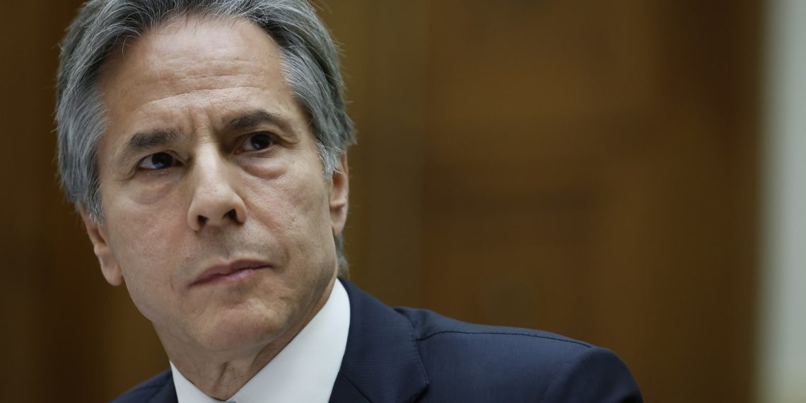 وزير الخارجية الأمريكي أنطوني بلينكين . صورة . رويترز