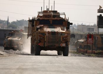 العملية العسكرية التركية في سوريا . صورة . رويترز