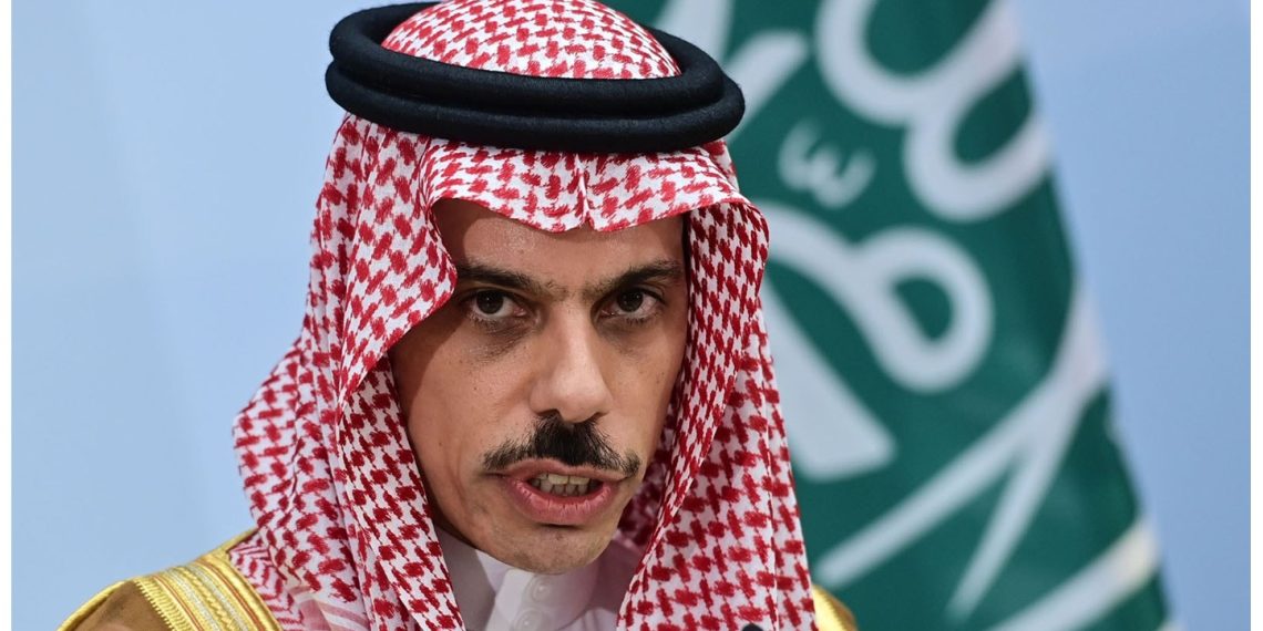 وزير الخارجية السعودي فيصل بن فرحان آل سعود