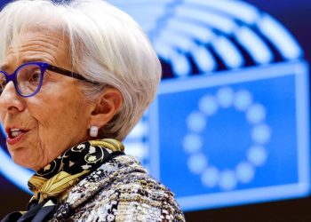 رئيسة البنك المركزي الأوروبي كريستين لاغارد.صورة.رويترز