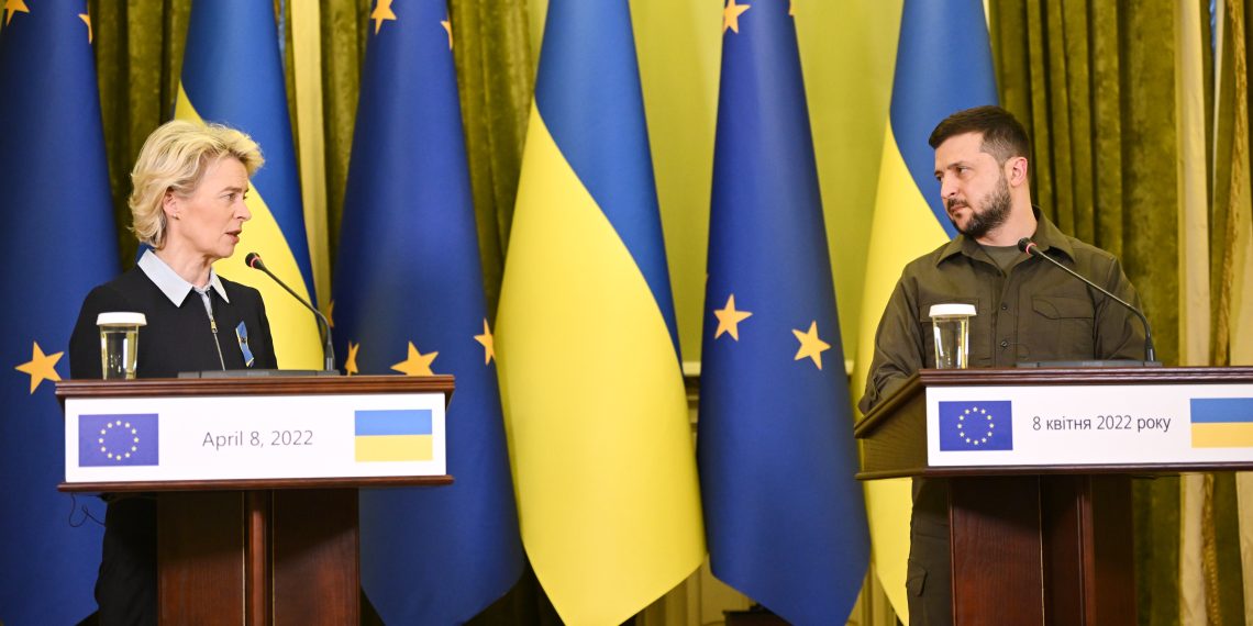 فون دير لاين وزيلينسكي