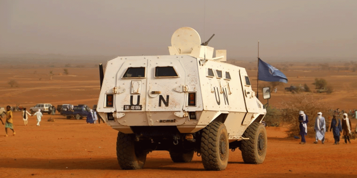 قوات بعثة الأمم المتحدة في مالي . صورة . رويترز