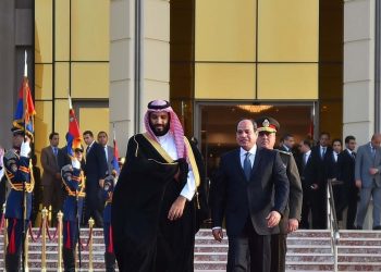 الرئيس المصري، عبد الفتاح السيسي، وولي العهد السعودي، محمد بن سلمان.صورة.سبوتنيك