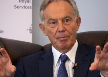 رئيس الوزراء البريطاني الاسبق، توني بلير.صورة.الجزيرة