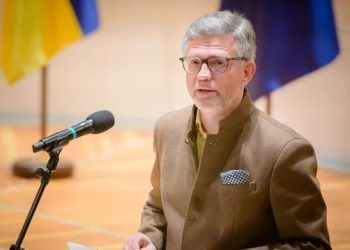 سفير أوكرانيا في ألمانيا أندريه ميلنيك.صورة.الخارجية الأوكرانية