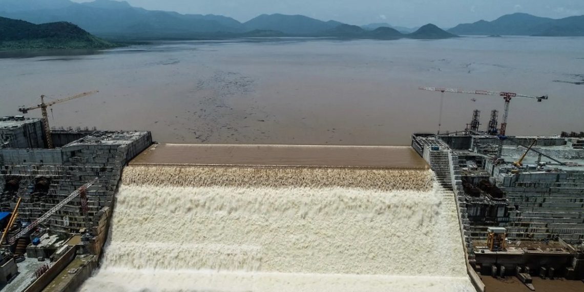 محطة النهضة للطاقة الكهرومائية.صورة.AFP