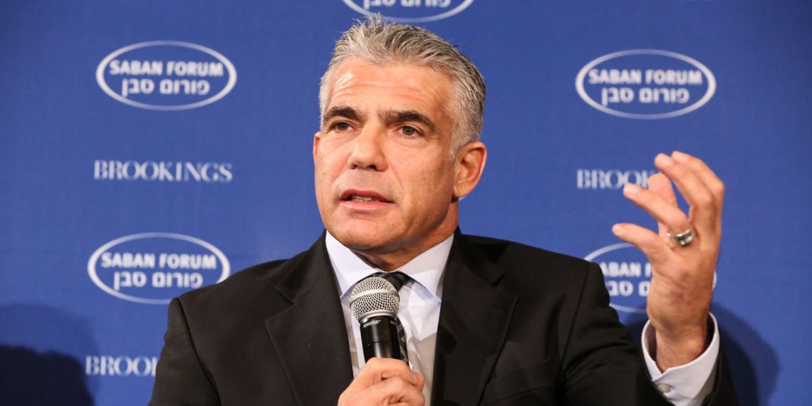 رئيس الوزراء الإسرائيلى يائير لابيد