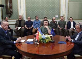 أردوغان وزيلنيسكي وغويتشريش في لفيف.صورة.فرانس 24