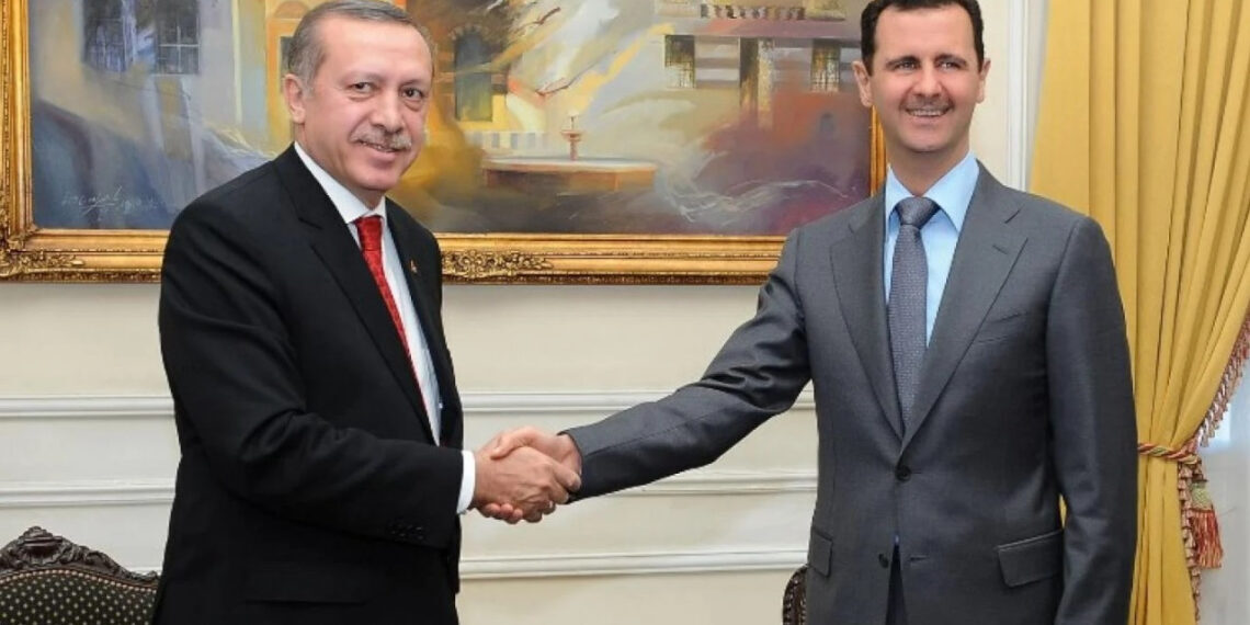 رجب طيب أردوغان وبشار الأسد في حلب 2011.صورة.duvarenglish.com