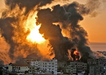 القصف الاسرائيلي على قطاع غزة.صورة.الميادين