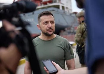 الرئيس الأوكراني، فلوديمير زيلنيسكي.صورة.AP