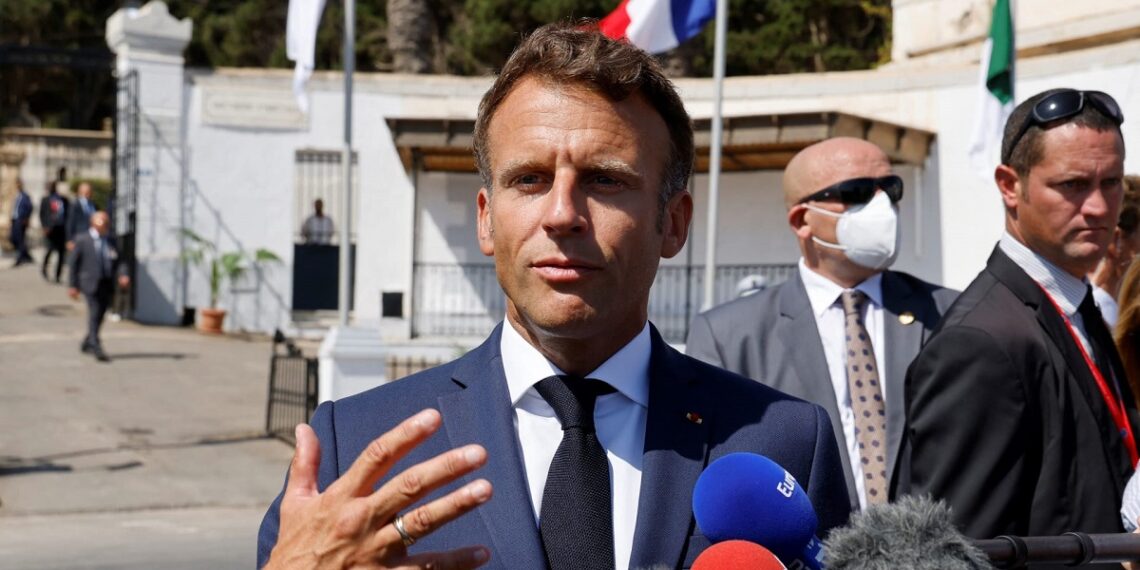 الرئيس الفرنسي، إيمانويل ماكرون.صورة.CNN