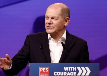 المستشار الألماني، أولاف شولتز.صورة.جلوبال برس