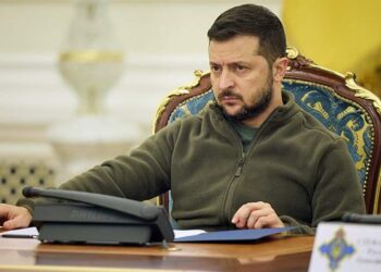 الرئيس الأوكراني فلوديمير زيلنيسكي.صورة.رويترز