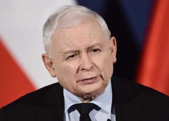 زعيم حزب القانون والعدالة البولندي، ياروسلاف كاتشينسكي.صورة.جلوبال برس