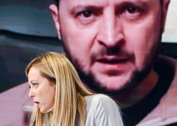 جورجيا ميلوني، فولوديمير زيلنيسكي.صورة. interaffairs.ru