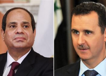 عبدالفتاح السيسي، وبشار الأسد.صورة.روسيا اليوم