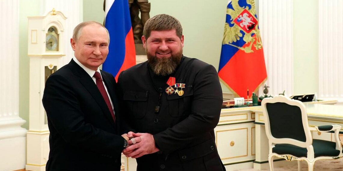 فلاديمير بوتين ورمضان قاديروف.صورة.RPK