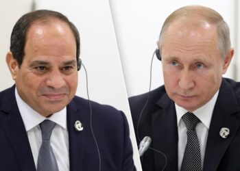 فلاديمير بوتين، وعبدالفتاح السيسي.صورة. life.ru