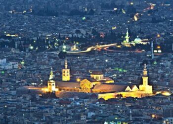 جانب من العاصمة السورية، دمشق.صورة. airinme.com