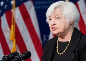 وزيرة الخزانة الأمريكية جانيت يلين.صورة.رويترز