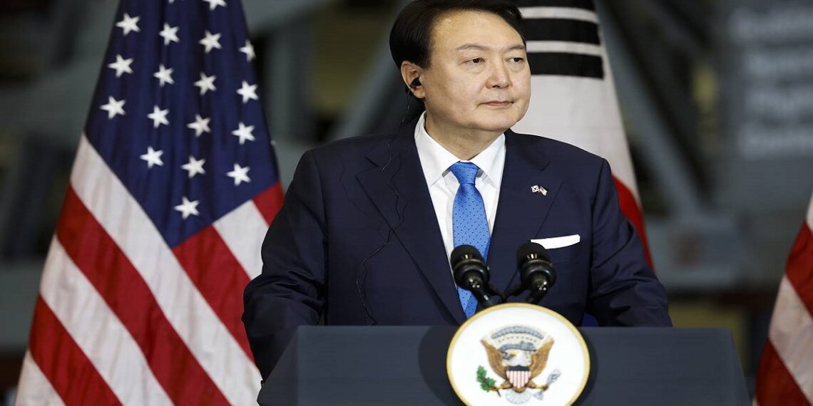 رئيس جمهورية كوريا يون سيوك يول.صورة.GETTY