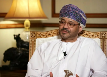 وزير الخارجية العماني بدر بن حمد بن حمود البوسعيدي.صورة.تاس