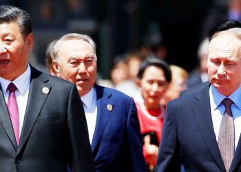 فلاديمير بوتين، وشي جين بينغ.صورة.يوتيوب