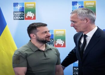 فولوديمير زيلينسكي، وينس ستولتنبرغ.صورة.سبوتنيك