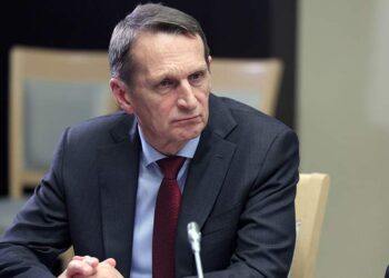 مدير جهاز المخابرات الخارجية الروسية، سيرجي ناريشكين.صورة.ريا نوفوستي