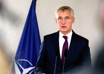 الأمين العام لحلف شمال الأطلسي ينس ستولتنبرغ.صورة.الصحافة العالمية