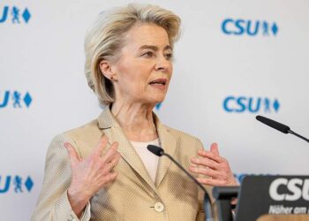 رئيسة المفوضية الأوروبية، أورسولا فون دير لاين.صورة.جلوبال برس