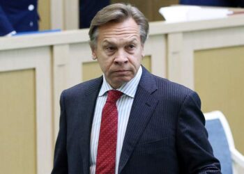 السيناتور الروسي أليكسي بوشكوف.صورة.تاس