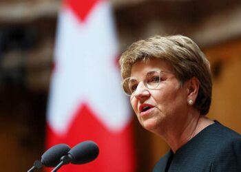 الرئيسة السويسرية فيولا أمهيرد.صورة.رويترز