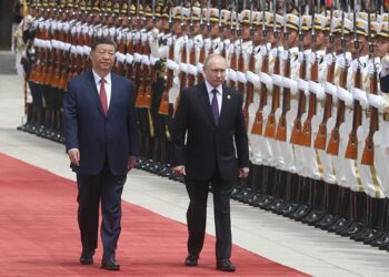 فلاديمير بوتين، وشي جين بينغ.صورة.إزفستيا