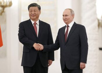 فلاديمير بوتين، وشي جين بينغ.صورة.إزفستيا