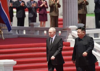 فلاديمير بوتين وكيم جونغ أون.صورة.إزفستيا