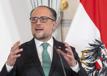 وزير الخارجية النمساوي ألكسندر شالنبرج.صورة.جلوبال برس