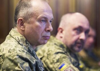 القائد العام للقوات المسلحة الأوكرانية، ألكسندر سيرسكي.صورة.جلوبال برس