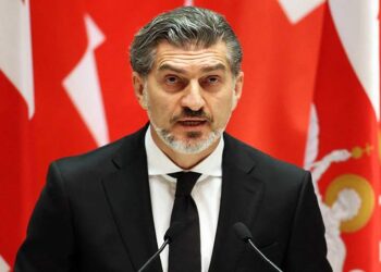 رئيس جورجيا الجديد ميخائيل كافيلاشفيلي.صورة.رويترز